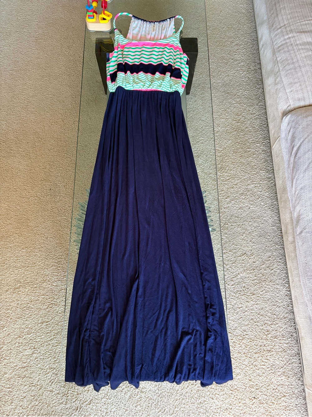 💜 Vanilla Bay Navy Maxi Dress